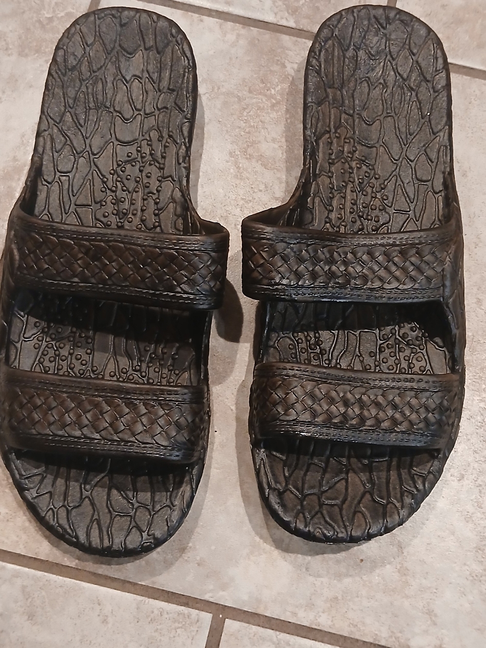 Pali Hawaii Bronw Slide Sandals Size 10 Women's